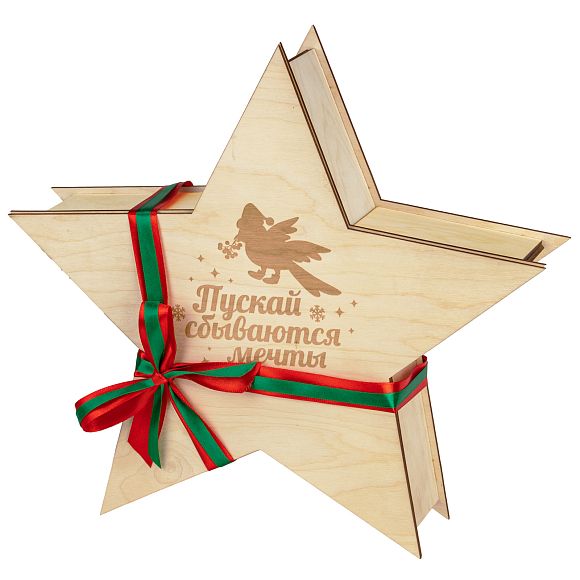 Сладкий новогодний подарок Праздничная Звезда  Легенды Москвы