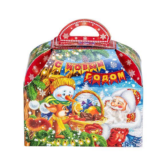 Сладкий новогодний подарок Сундук лакомств