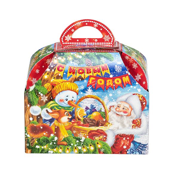 Сладкий новогодний подарок Сундук лакомств