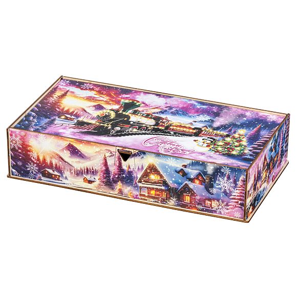 Сладкий новогодний подарок Снежный экспресс