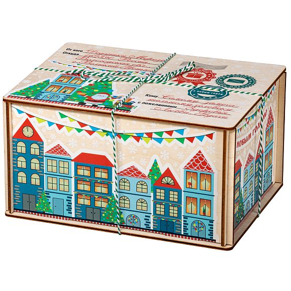 Сладкий новогодний подарок Новогодний Городок Премиум